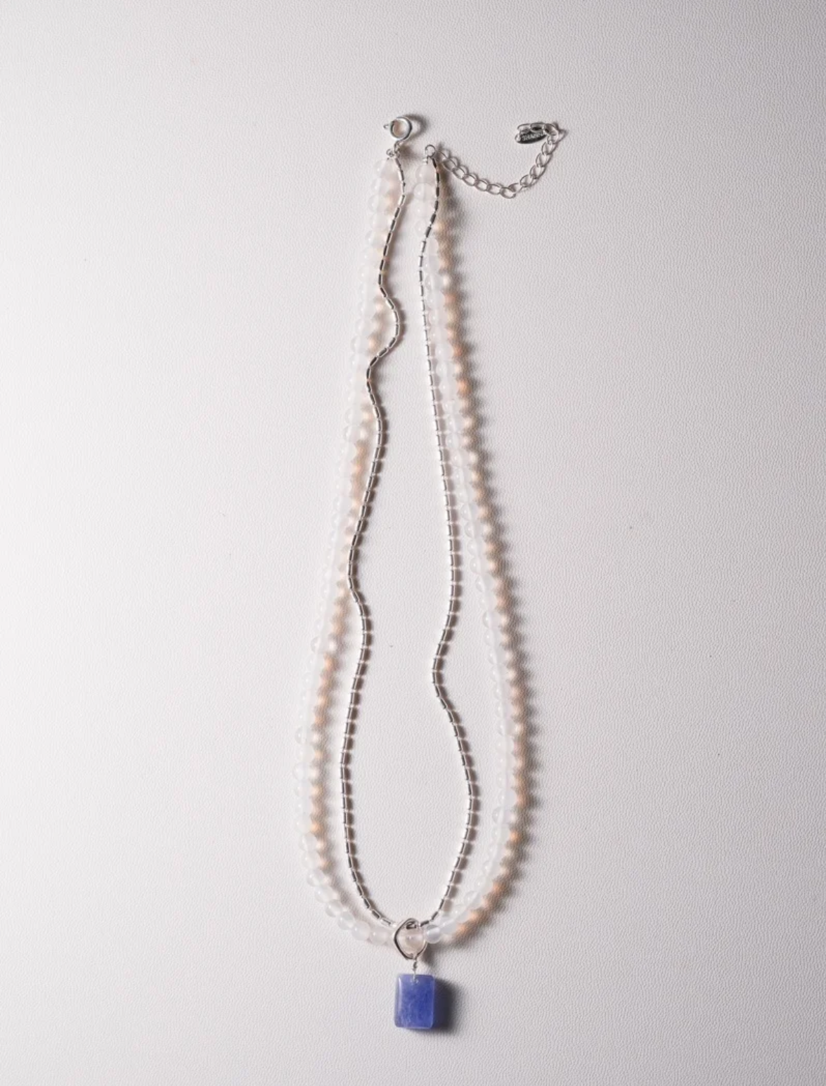 December birthstone Tanzania layer necklace