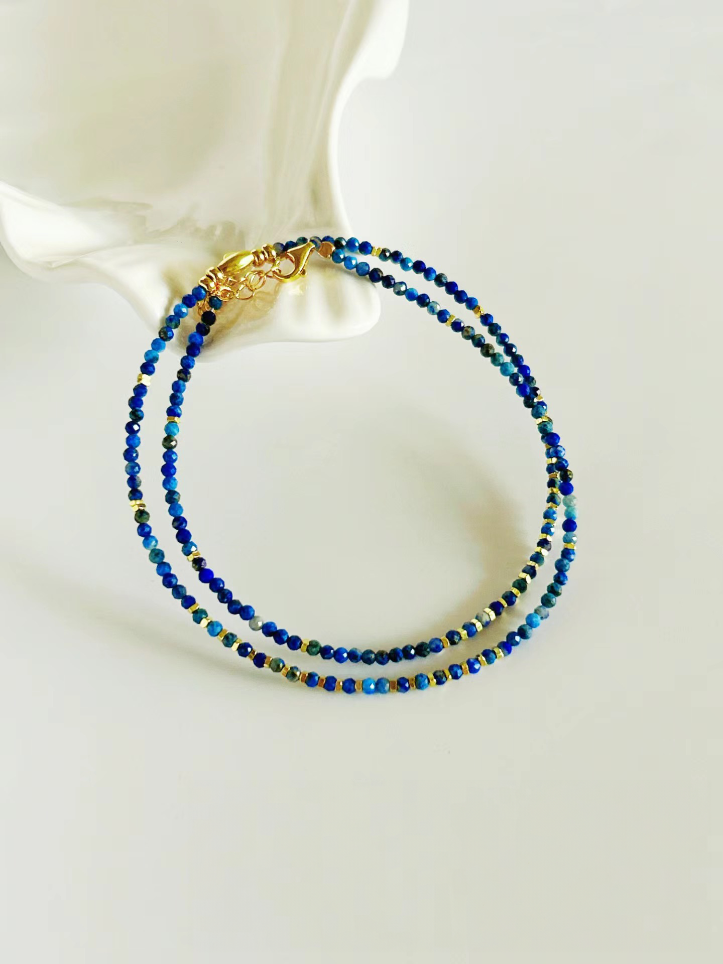 handmade simple Lapis Lazuli Necklace