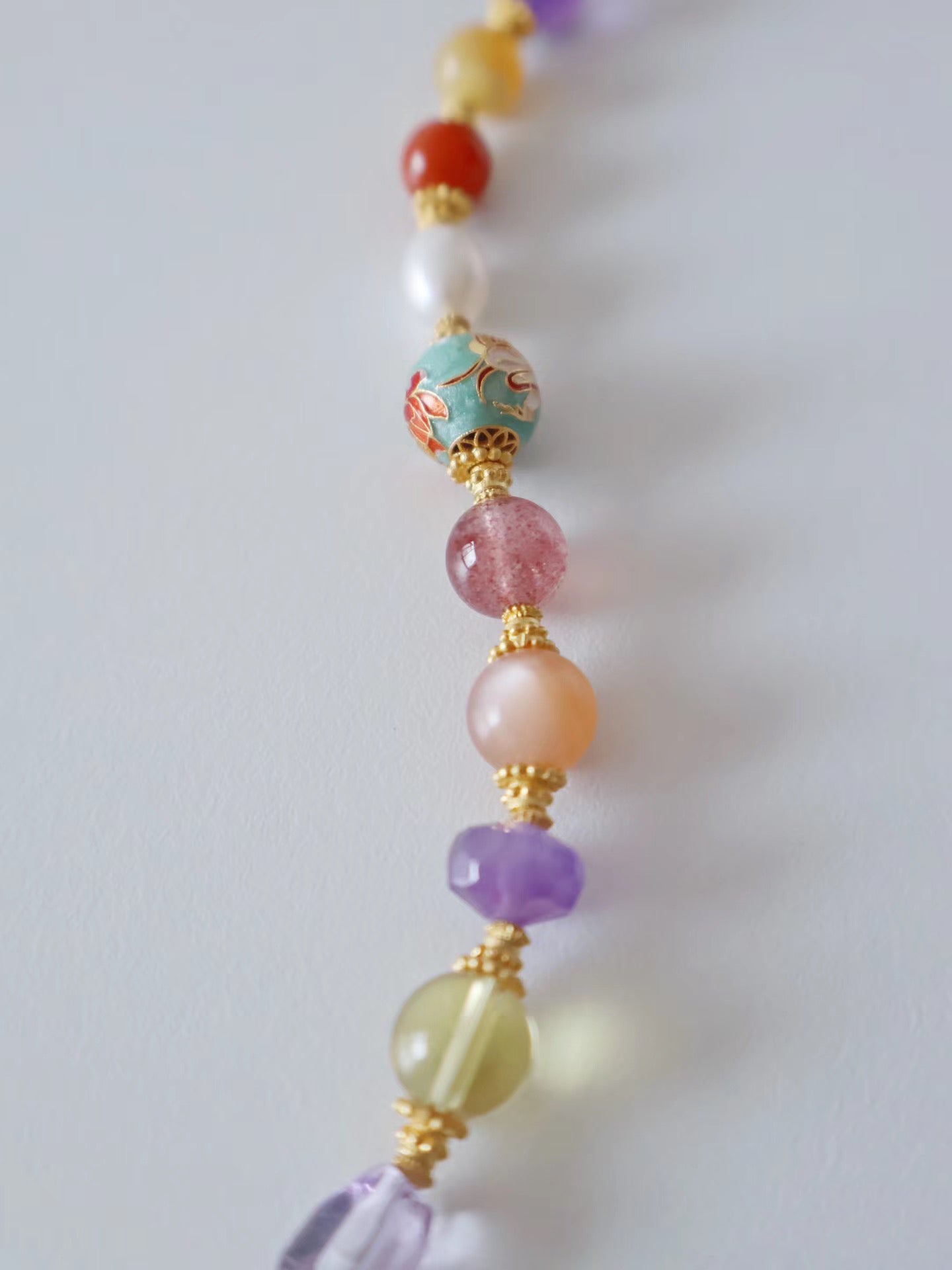 Clear Quartz, Citrine, Amethyst, Sunstone, Strawberry Quartz, Natural Pearl, Aquamarine, Carnelian