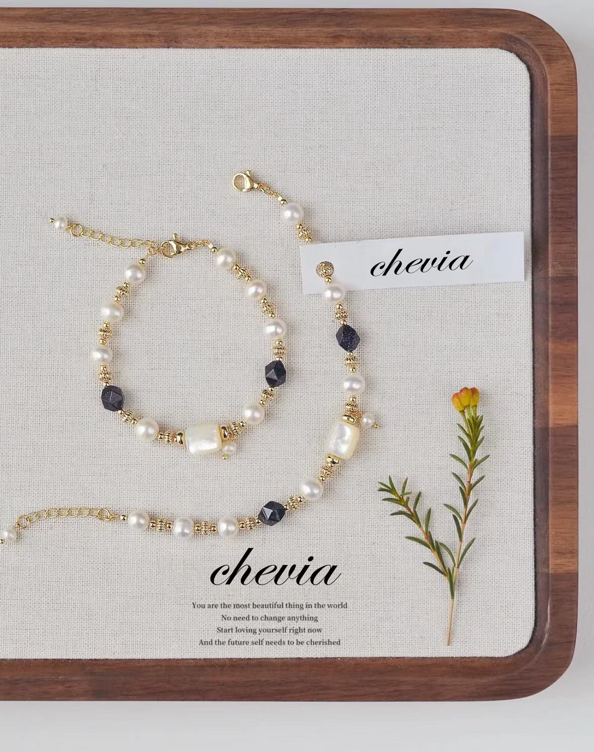 Oceanic Opulence Lazulite Pearl Bracelet