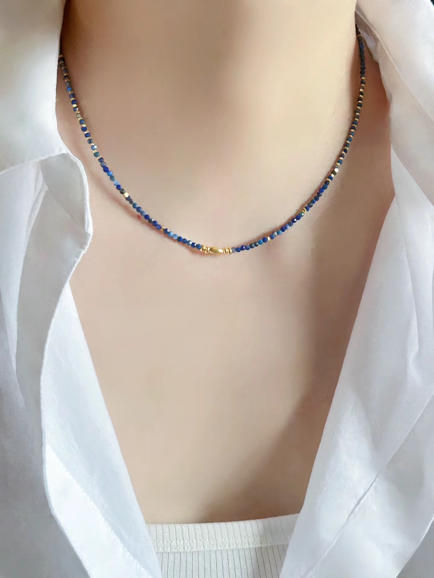 Stalactite Sky Lapis Lazuli Necklace