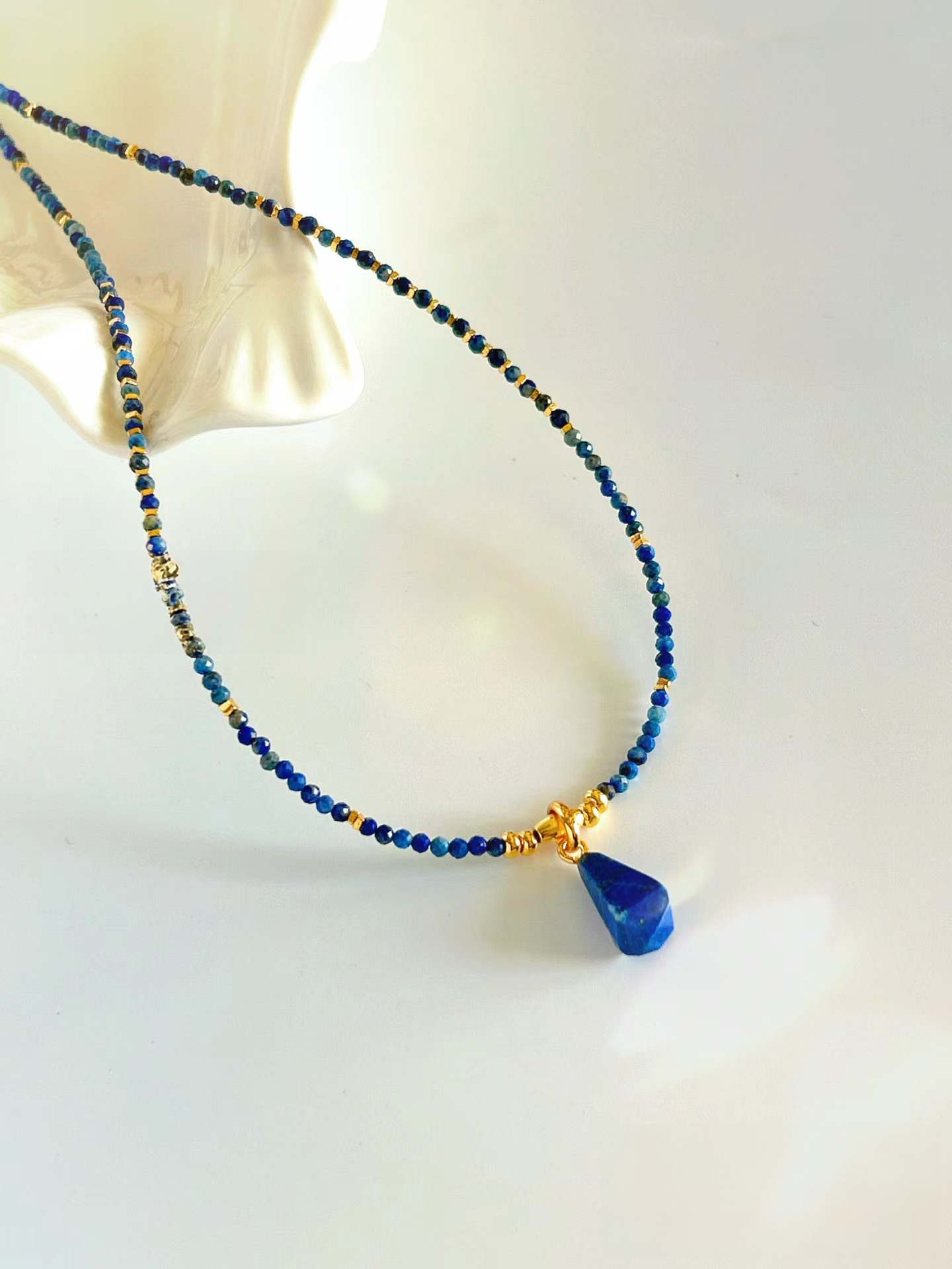 Stalactite Sky Lapis Lazuli Necklace